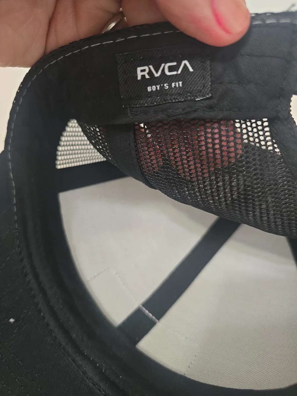 RVCA Two-Tone Trucker Hat - Gray & Black
